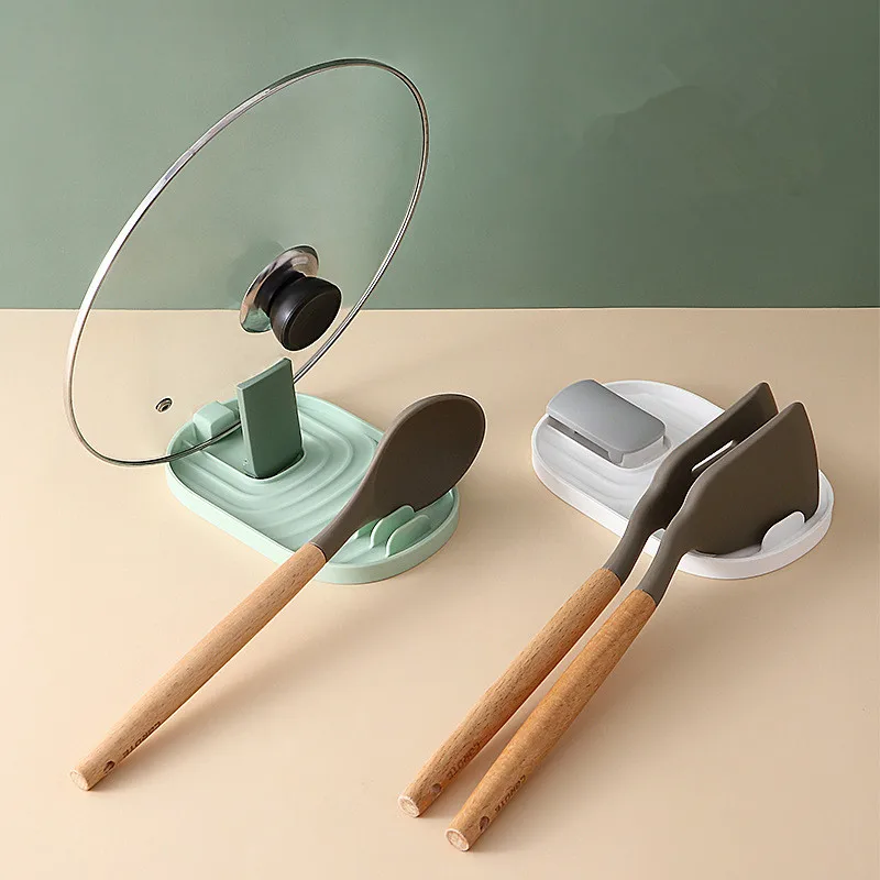 

Cooking Utensil Rest Kitchen Organizer and Storage with Drip Pad Kitchen Fork Spoon Holders Non-slip Pad Kitchen Accessories