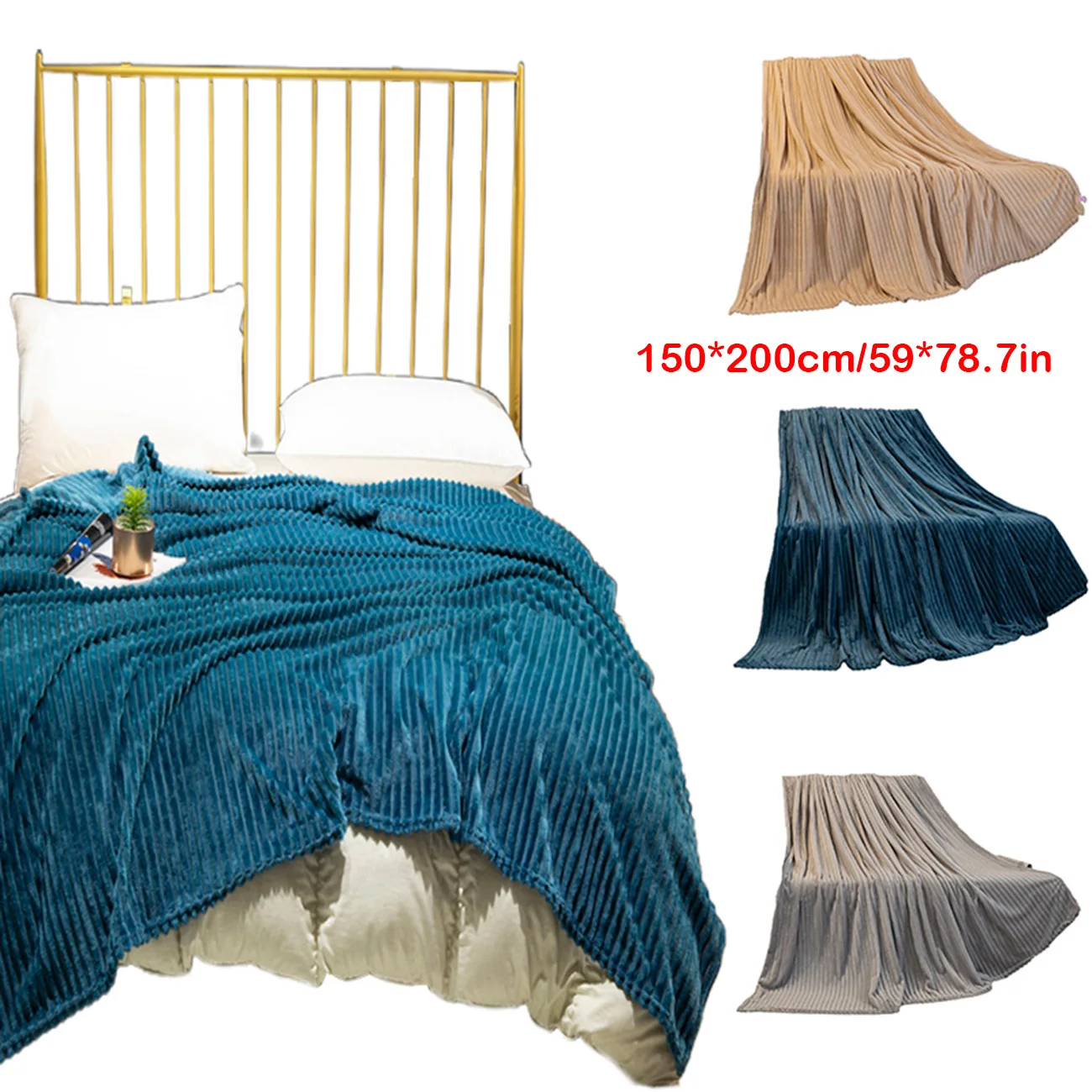 

Soft Warm Coral Fleece Blanket Winter Sheet Bedspread Sofa solid Throw Light Thin Mechanical Wash Flannel Blankets Dropshipping