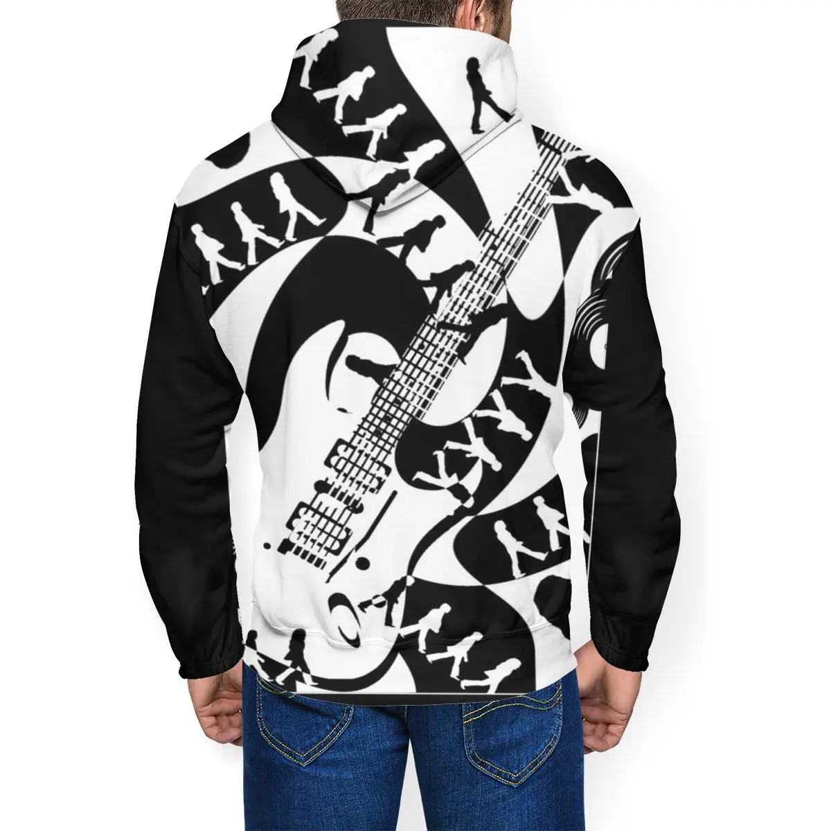 Толстовка с капюшоном Джордж Харрисона пока моя гитара мягко снижает вес