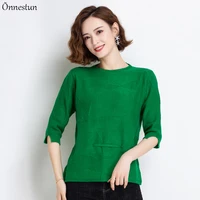 sweater woman 2021 new spring summer causal knitwear pullovers women clothes solid half sleeve jumper lovely sweater for woman