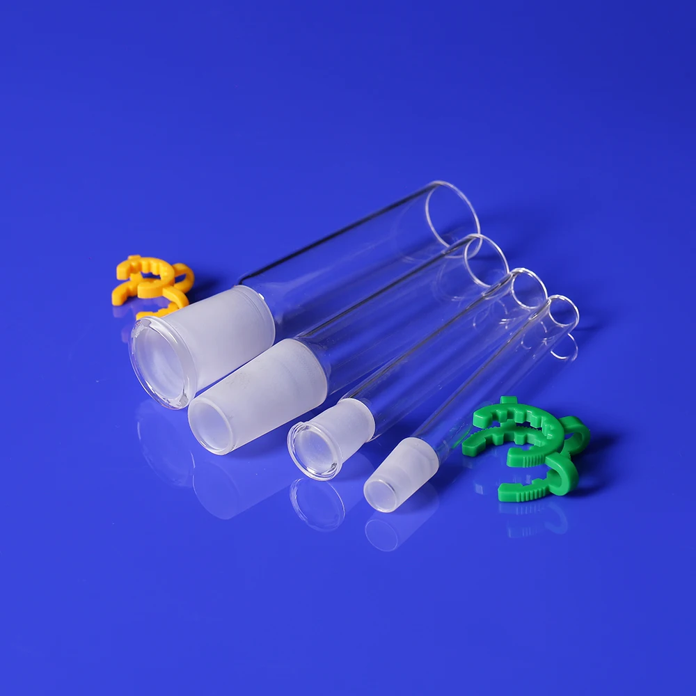 Мужские и женские матовые соединительные трубки из кварцевого стекла с