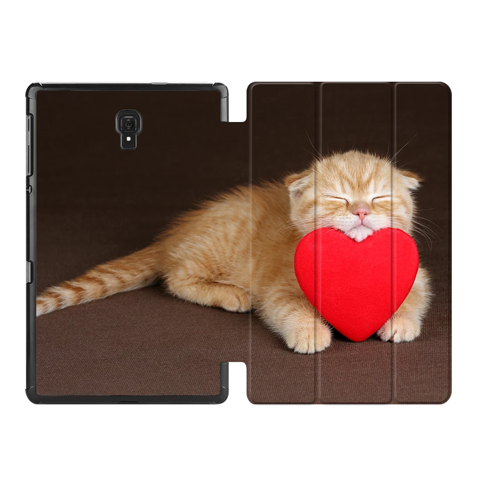 SS04 Чехол для планшета MTT для samsung Galaxy Tab A 10,5 дюймов, умный чехол с милой собачкой из искусственной кожи для samsung Tab A 10,5 '', чехол SM-T590 T595 - Цвет: SS04