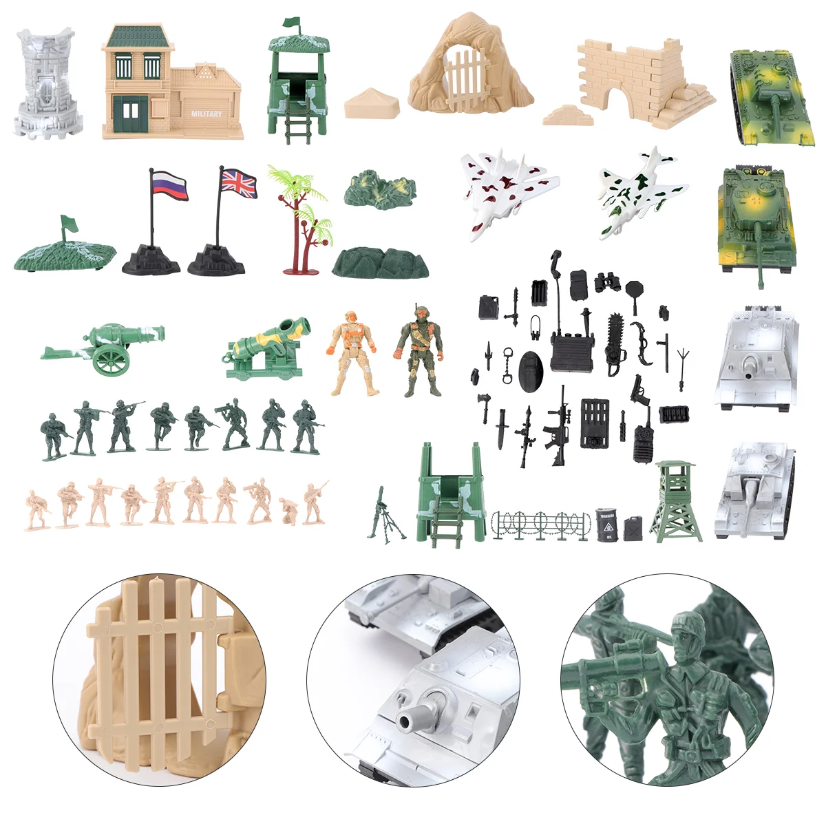 

1 Набор, пластиковый солдат «сделай сам»