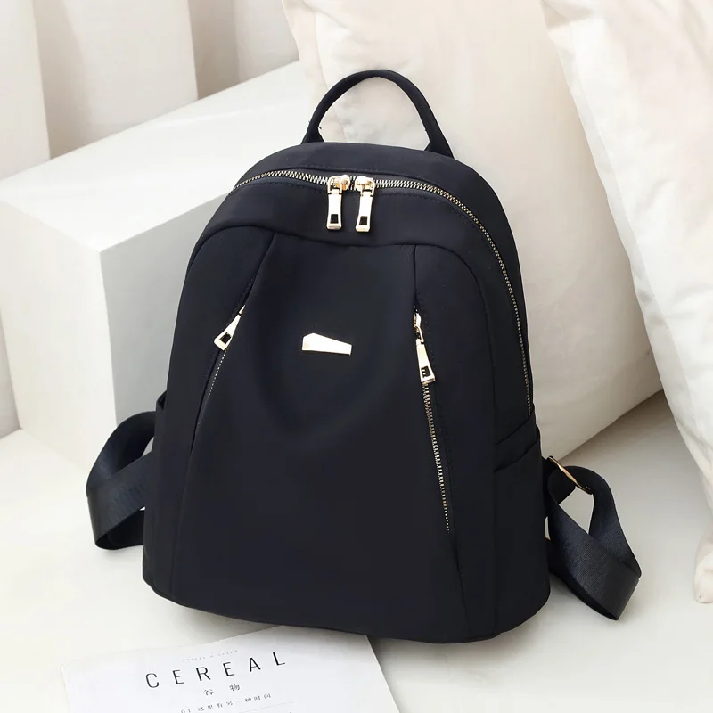 

Women's Oxford Cloth Backpack Fashion Trend Shoulder Bag High Quality Teen Student School Bag 2021 Autumn New Travel Backpack