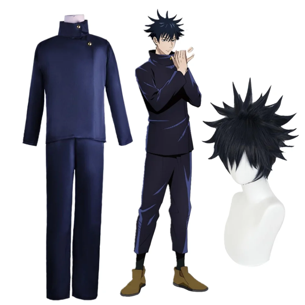 

Anime Jujutsu Kaisen Fushiguro Megumi School Uniform Cosplay Costume