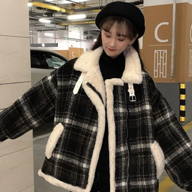 

Lamb Coat Versatile Autumn And Winter 2020 New Cotton Jacket Corduroy Cotton Padded Garment Thicken Puffer Jacket