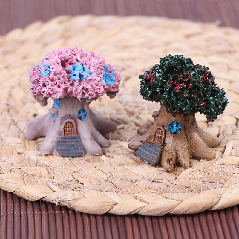 

1PCS DIY Micro Resin Landscape Fairy Ornaments Decor Crafts Tree House Garden Miniatures