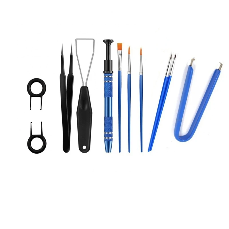 

IC Chips Metal Grabber Claw Pickup Holder 4 Claw Steel Wire Electronic Catcher N0PB