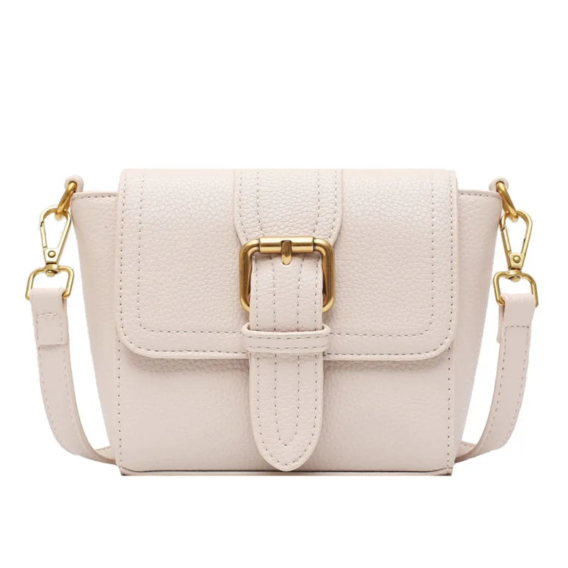 

Solid Color PU Leather Crossbody Bags For Women 2020 Trend Simple Design Wild Small Shoulder Handbags Casual Women's Bags