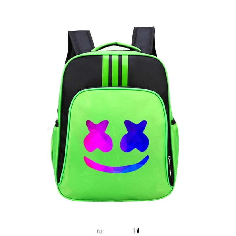 Детская сумка с принтом Marshmello модный Индивидуальный рюкзак для начальной школы