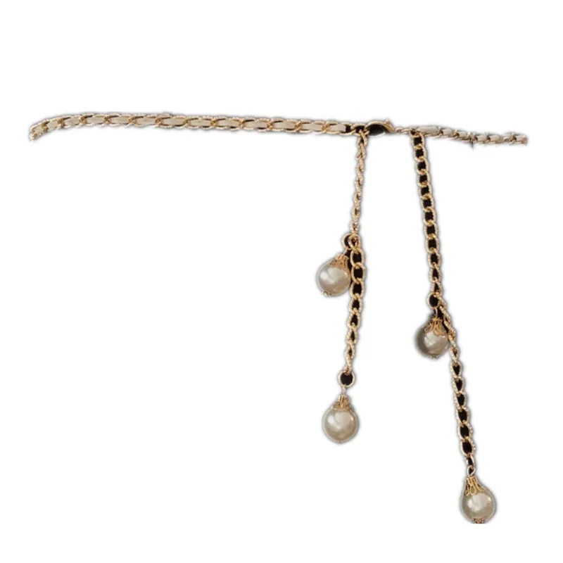 

Metal Waist Chain Han Chinese Clothing Accessories Antique Korean Style Fashionable All-Match Suit Shirt Dress Belt Female