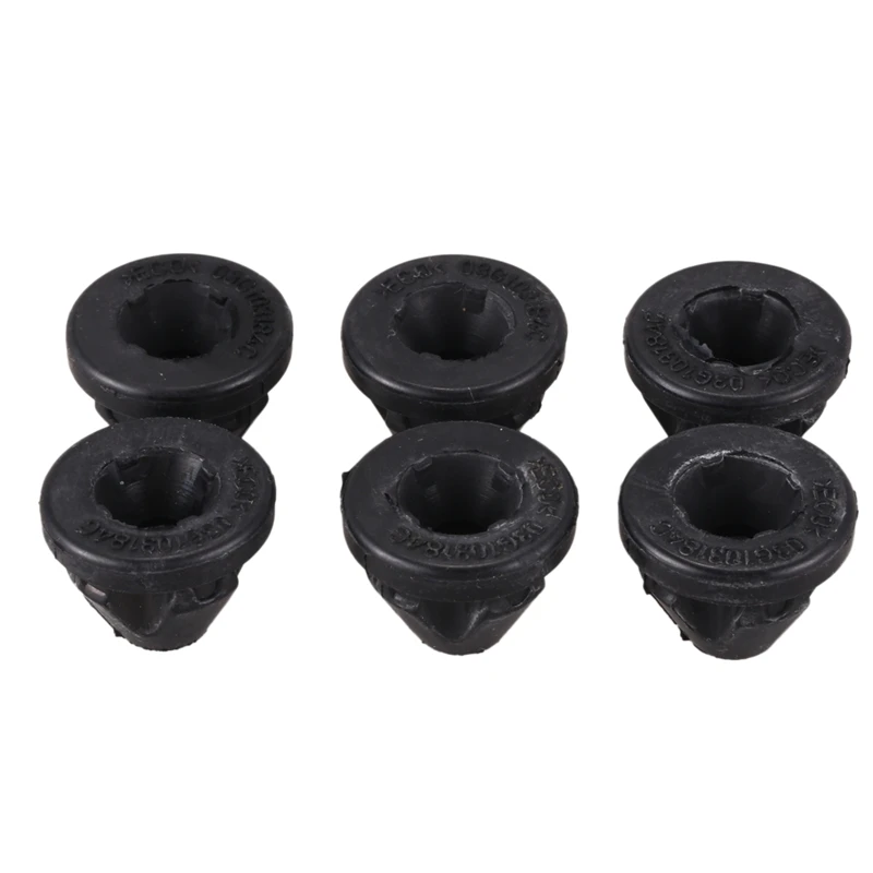 

6 шт. крышка двигателя автомобиля Grommet 03G103184 03G103184C 3G103184 сиденье обнаружения двигателя для Skoda