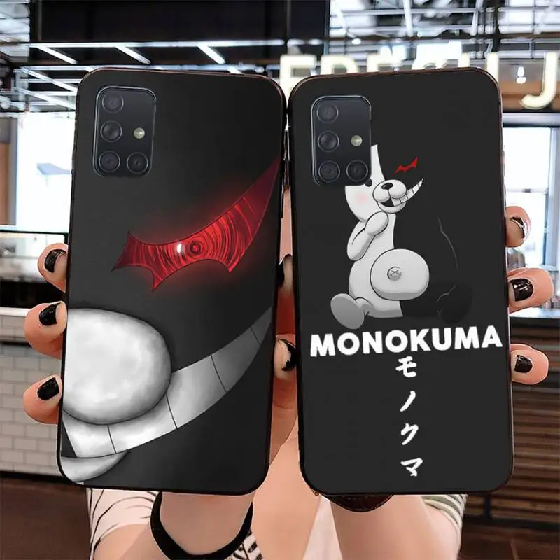 

Cute Kumamon Danganronpa Monokuma Newly Arrived Phone Case for Samsung S20 plus Ultra S6 S7 edge S8 S9 plus S10 5G lite 2020