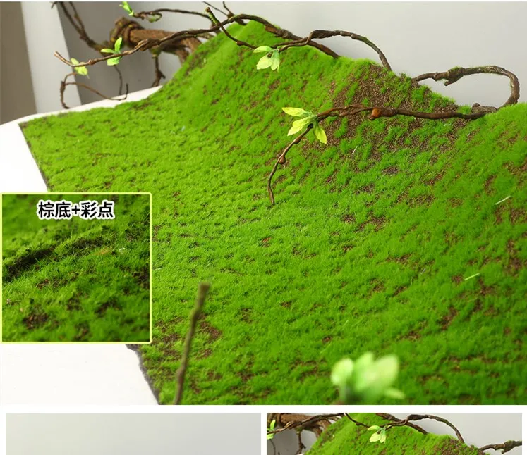 Специальное предложение моделирование Мохового Моха diy искусственный дерн мох |