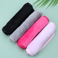 1pc reusable face cleaning microfiber towel makeup remove pad cloth face towels beauty tools bath soft towel