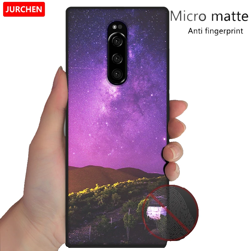 Чехол jurchen для sony Xperia 1, чехол для Xperia One, милый мультяшный Мягкий силиконовый чехол из ТПУ для sony Xperia1 sony 1, чехол