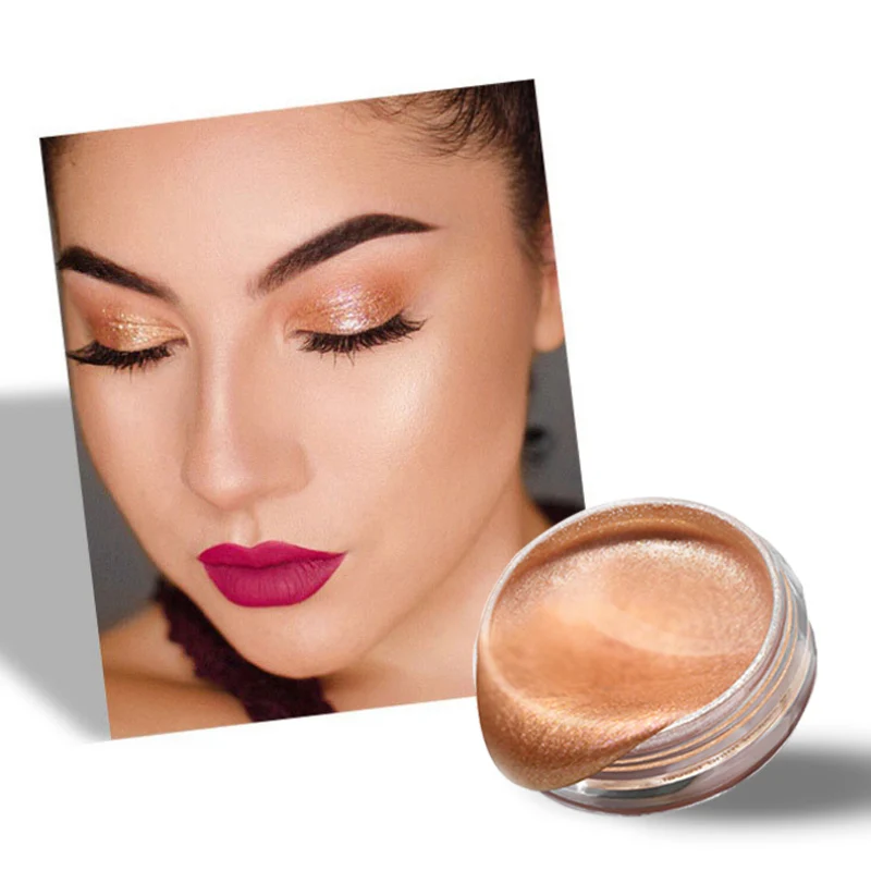 Стойкий блеск подводка для глаз гель металлическое свечение жидкие тени век