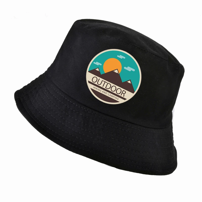 outdoor hiking and camping cap harajuku pop bucket hat Men women sun fisherman hats panama | Аксессуары для одежды