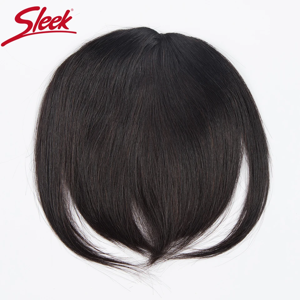 

Sleek Human Hair Wigs For Women 30 Inch Straight Headband Wig Bob Wig With Free Clip Bangs Short Remy Brazilian Hair Wigs