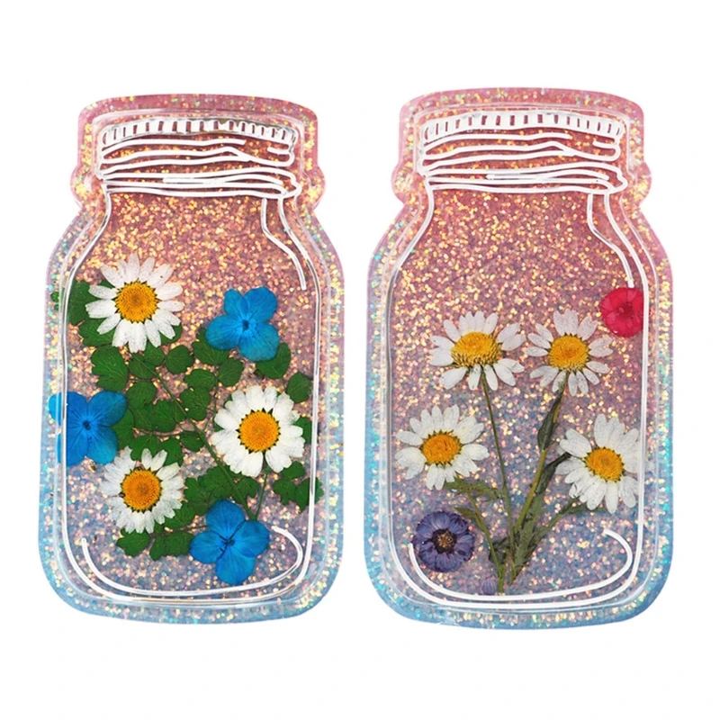 

Resin Tray Mold DIY Epoxy Crystal Resin Scented Candle Tray Bottle Silicone Resin Mold for DIY Craft T8DE