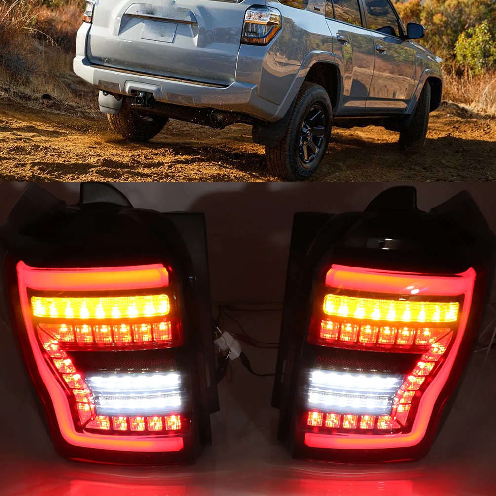 

Светодиодная задняя фара в сборе, противотуманная фара для Toyota 4 runner 2010-2021, задний тормоз для автомобиля, замена OEM