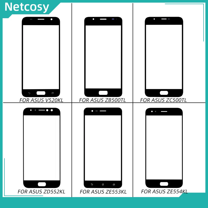 Переднее внешнее стекло для Asus ZenFone ZB500TL/ZC500TL/V520KL/ZE553KL/ZE554KL/ZD552KL ЖК смартфона