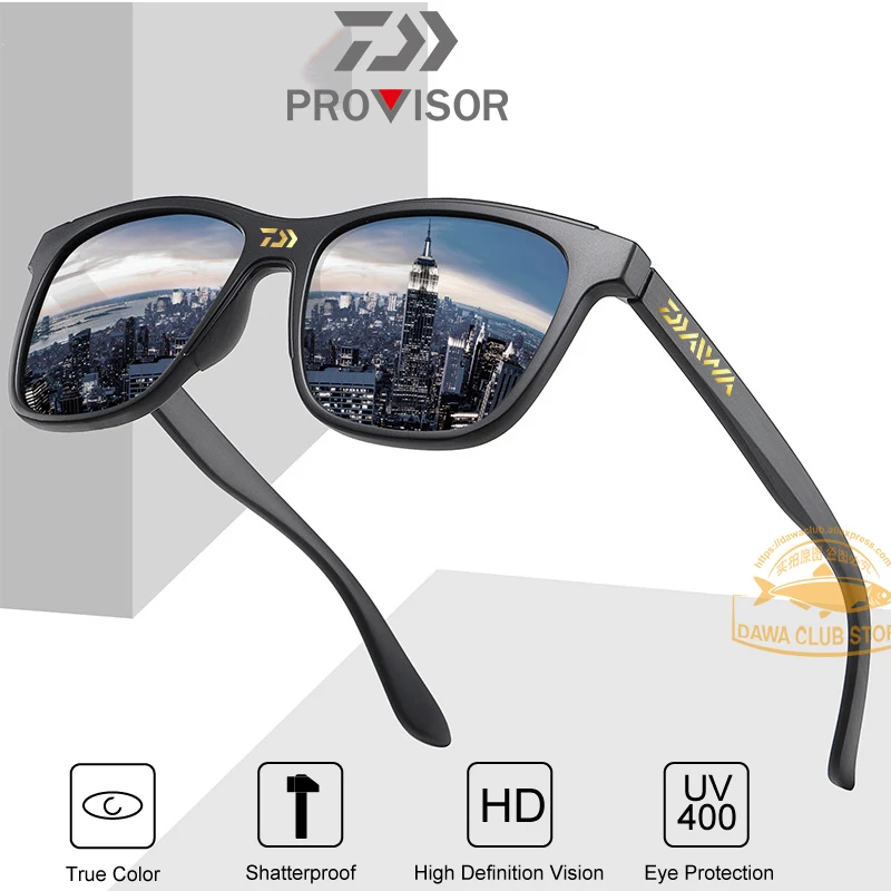2020 Daiwa Men's Fishing Glasses Outdoor Mountaineering Anti-ultraviolet Polarized Sunglasses Fashion Riding Driving Mirror