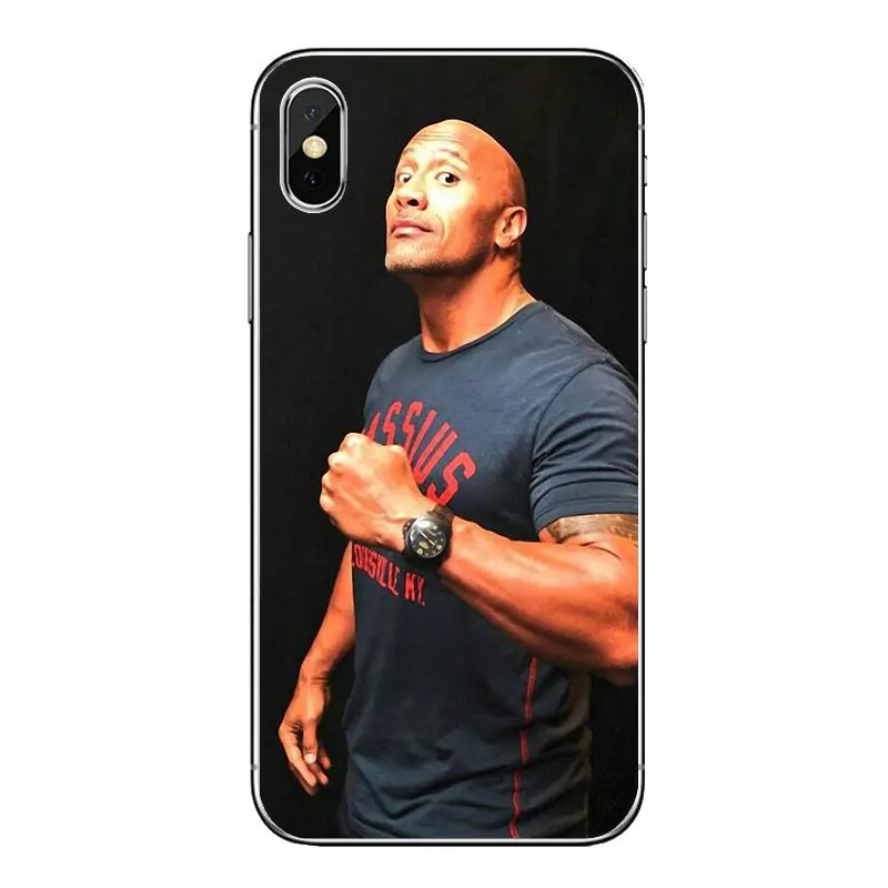 Прозрачные мягкие чехлы Dwayne Johnson The Rock USA Star для Samsung Galaxy A5 A6 A7 A8 A9 J4 J5 J7 J8 2017 2018 Plus Prime |