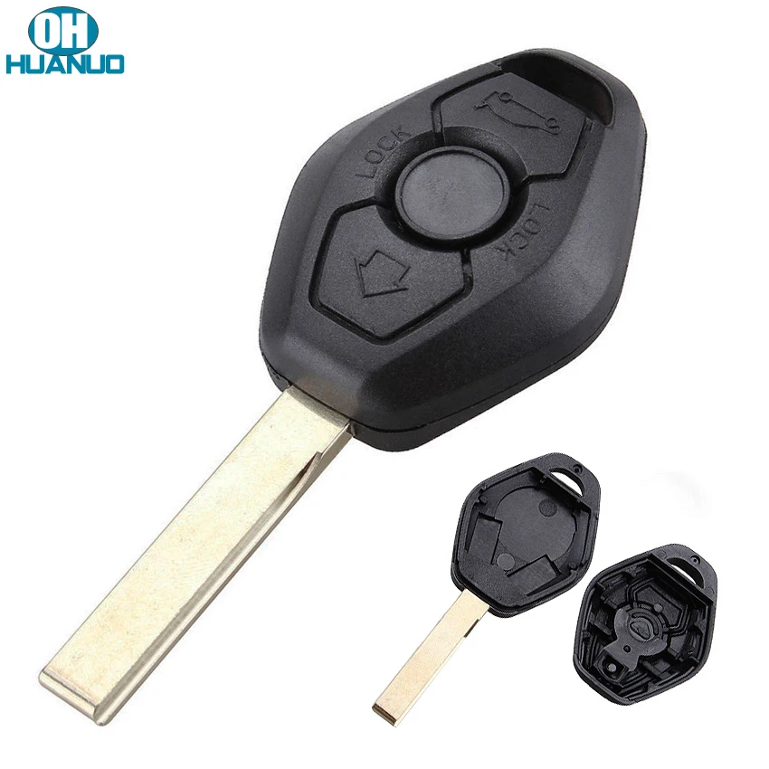 Чехол для ключа с 3 кнопками BMW 5 7 Series Z3 Z4 X3 X5 M5 325 330 318 E38 E39 E46 E65 HU92|Ключ от авто| |