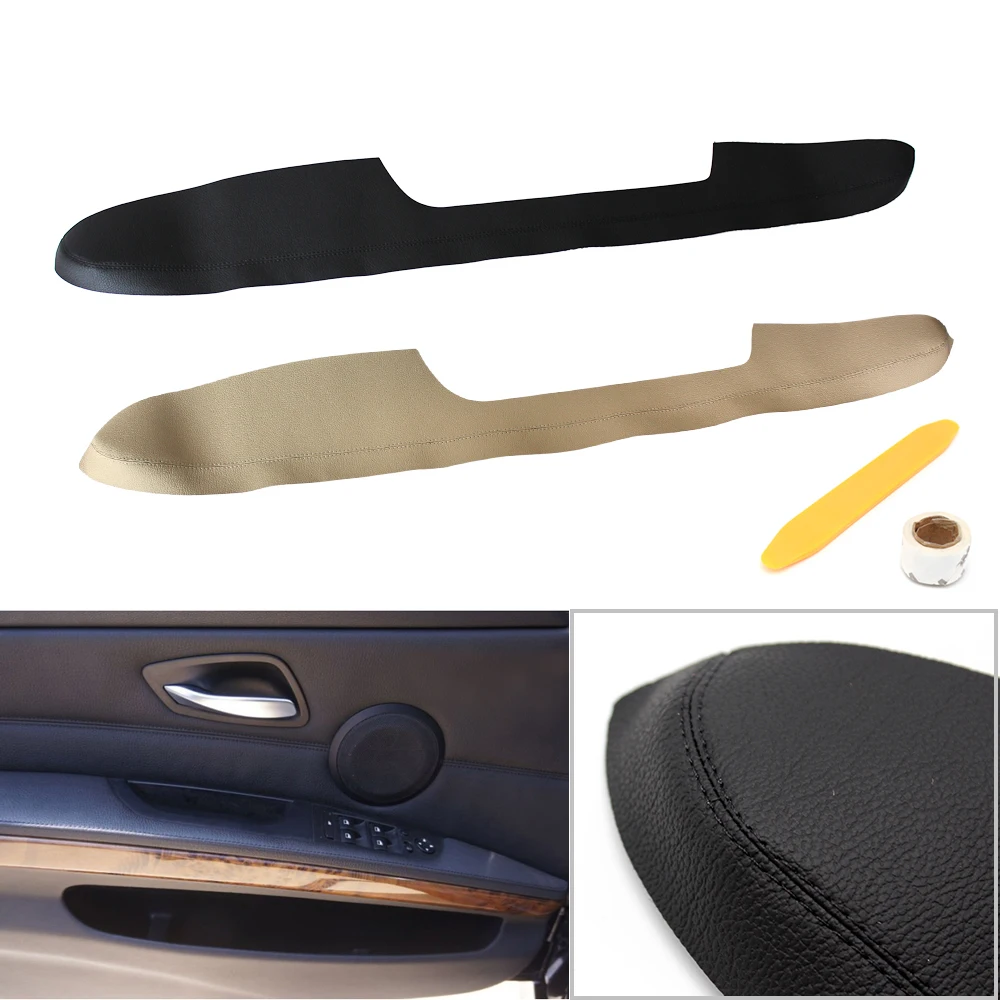 

Для BMW 3 серии E90 2005 2006 2007 2008 2009 2010 2011 микро кожаная внутренняя дверь подлокотник ручка панель накладная крышка