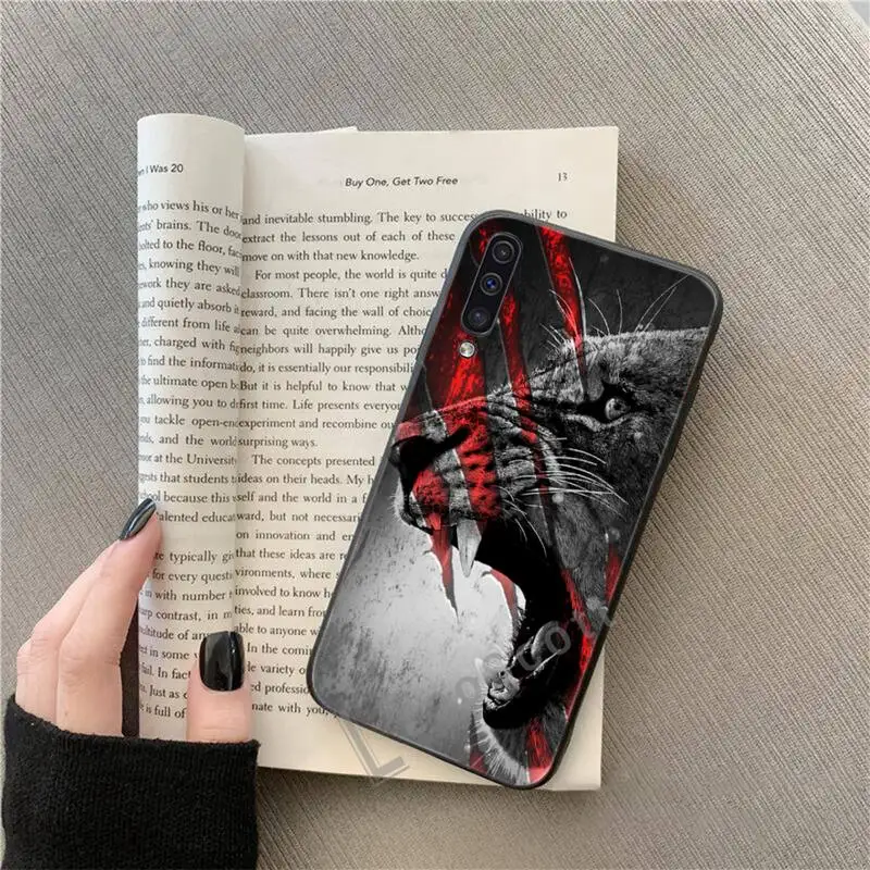 

Tiger Leopard Lion Phone Case For Samsung A40 A50 A51 A71 A20E A20S S8 S9 S10 S20 Plus note 20 ultra 4G 5G
