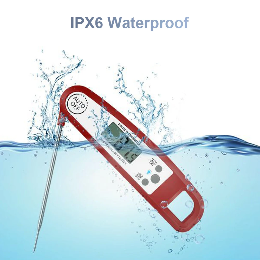 Цифровой термометр для духовки приготовления мяса воды барбекю гриля Кухонный