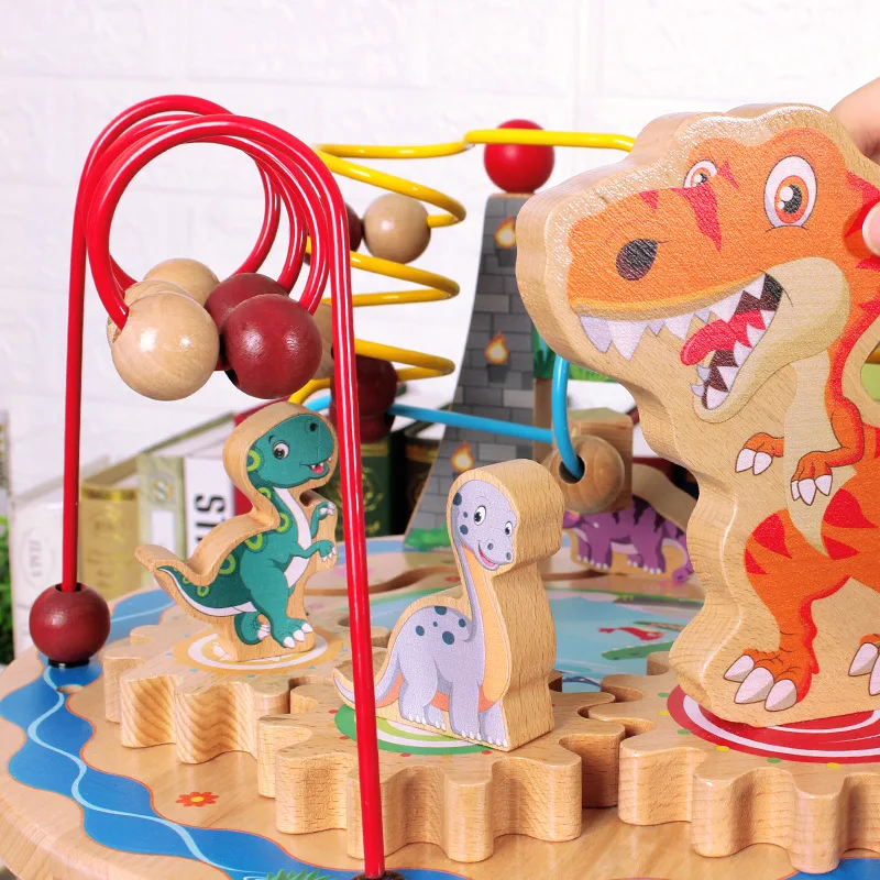 Девятислойный динозавр многофункциональная бусина Коробка С Сокровищами