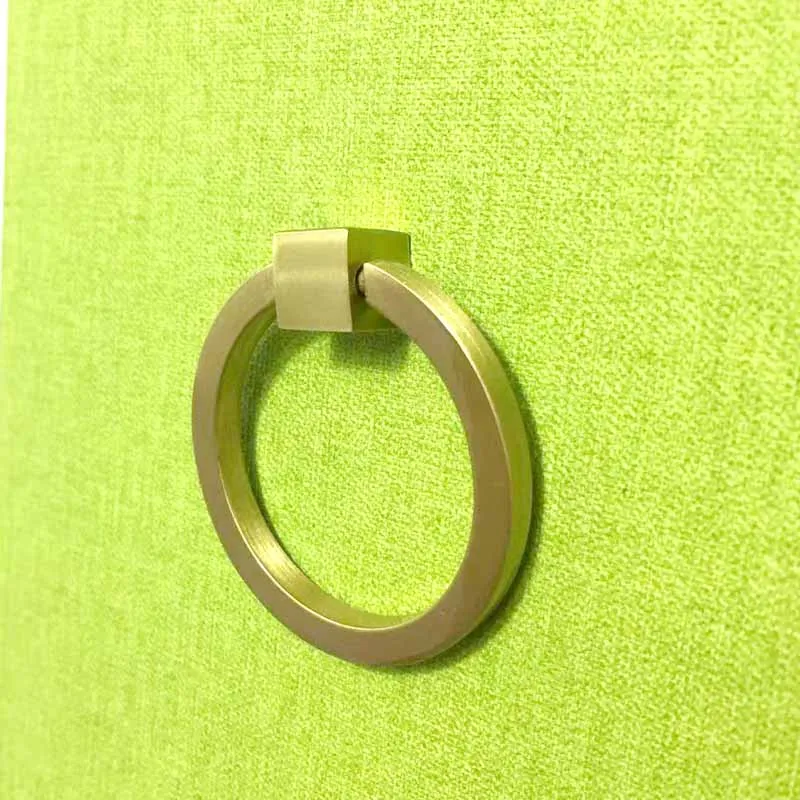 COTOM 1 шт. Прима круглые серьги капли современный кольцо тянет твердой латуни с