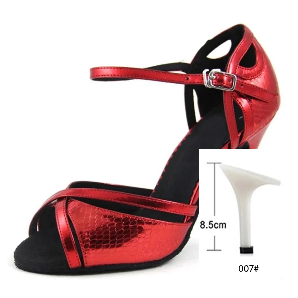 ballroom dance shoes lyrical for women dancing shoes Platform New adjust width party red salsa shoes women with free shipping