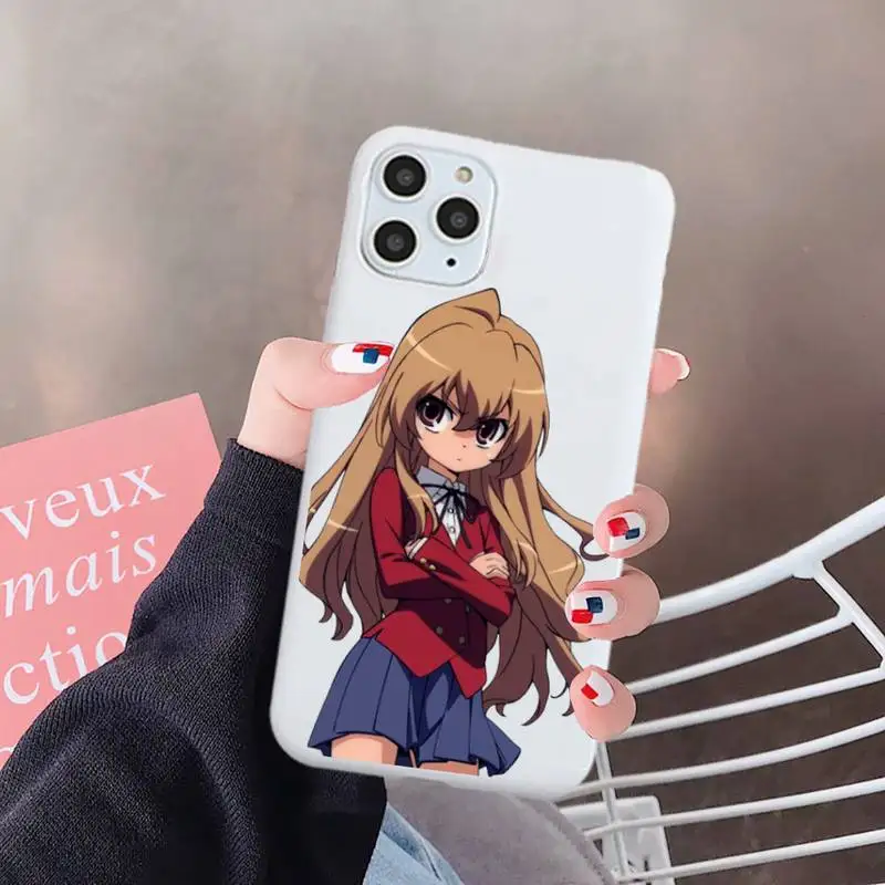 

Toradora Taiga aisaka anime high quality Phone Case funda Candy Color for iPhone 6 7 8 11 12 s mini pro X XS XR MAX Plus