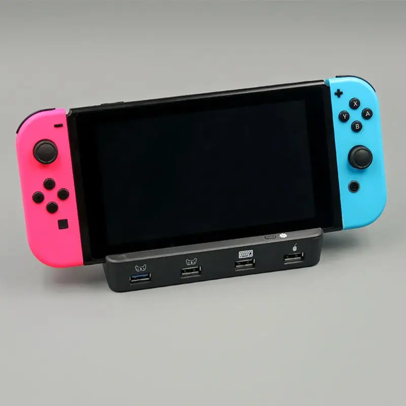 Портативная ТВ док-станция для переключения PS3 PS4 зарядная кронштейн Базовая