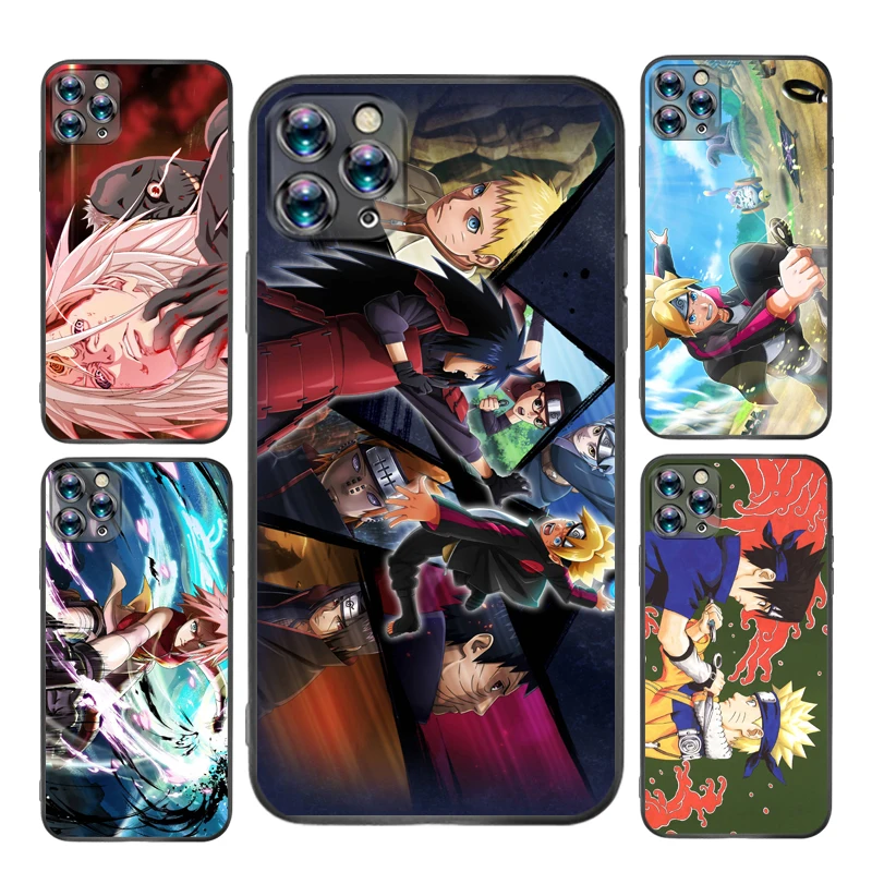 

NarutoLY's Kakashi SasukeLY's Phone Case For iPhone X XS XR MAX Cool Cellphone Mobilephone Funda Black TPU Personalised