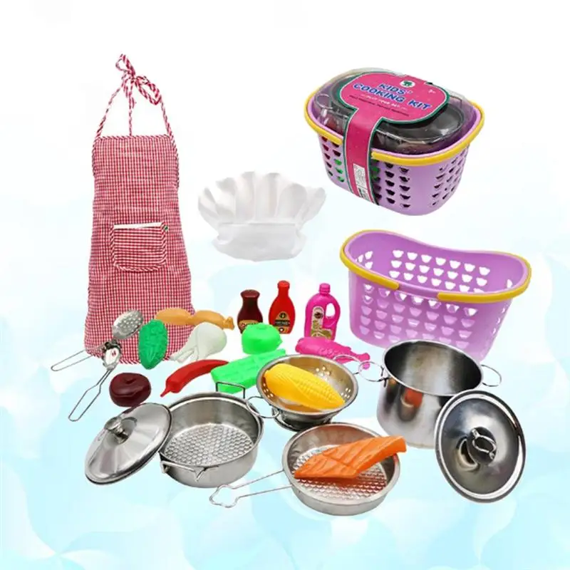 1 Набор готовки игрушечная лампа Пластиковый ролевый легкий игровой набор