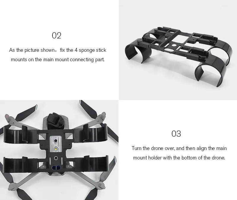 

Mavic Air 2 Landing Skid Float Kit Landing Gear Training Kit For DJI Mavic Air 2 Drone Accessories Landing On Water toys xmas