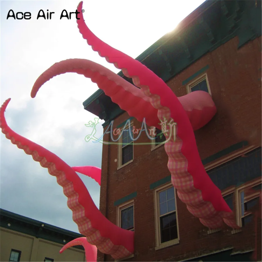 Гигантские надувные щупальца осьминога 2 шт. гелевые ножки для рыб персонаж