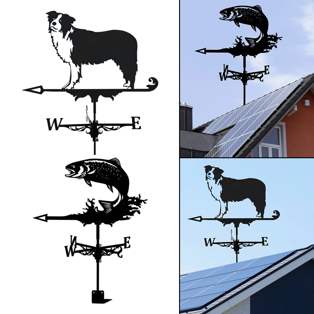 

Vintage Style Metal Weathervane Weather Vane Garden Farm Scene 20'' Tall