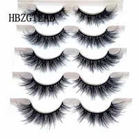 new 25 pairs 3d mink lashes bulk faux with custom box wispy natural mink lashes pack short wholesales natural false eyelashes