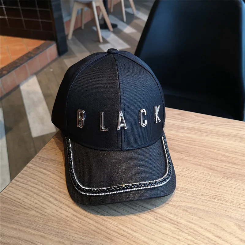 Бейсболка с металлическими буквами для мужчин и женщин регулируемая крутая