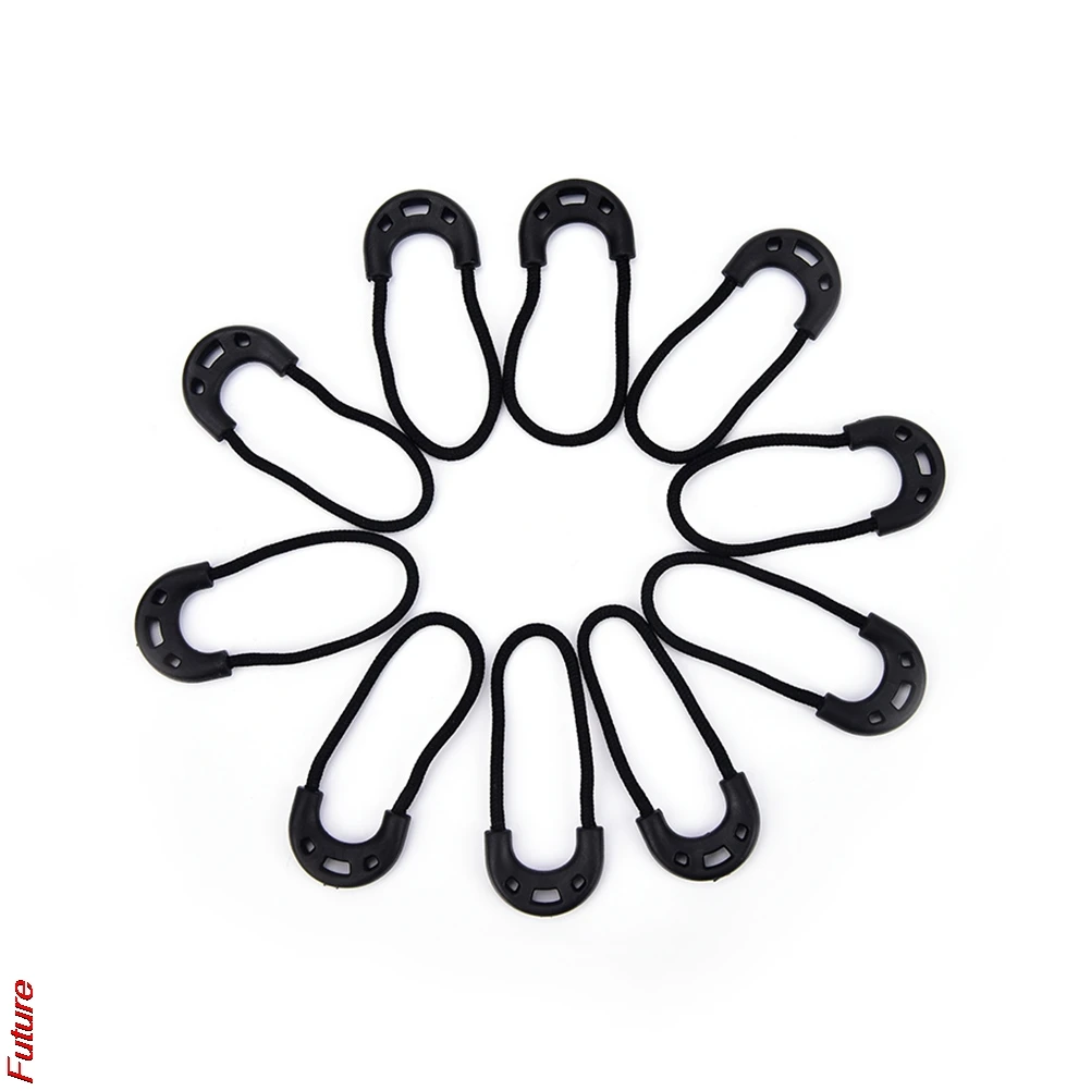 

10 new products/bag of high quality EDC small zipper drawstring for outdoor travel clothing and backpack accessories