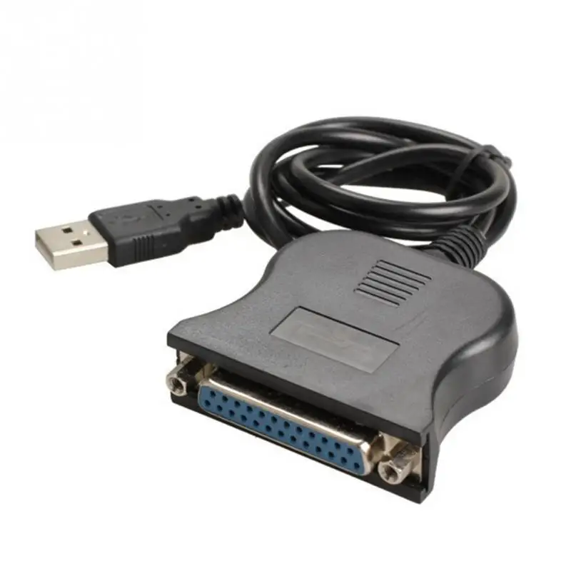 

Black 85cm USB 1.1 to DB25 Female Port Print Converter Cable LPT Bi-directional Parallel interface Communication