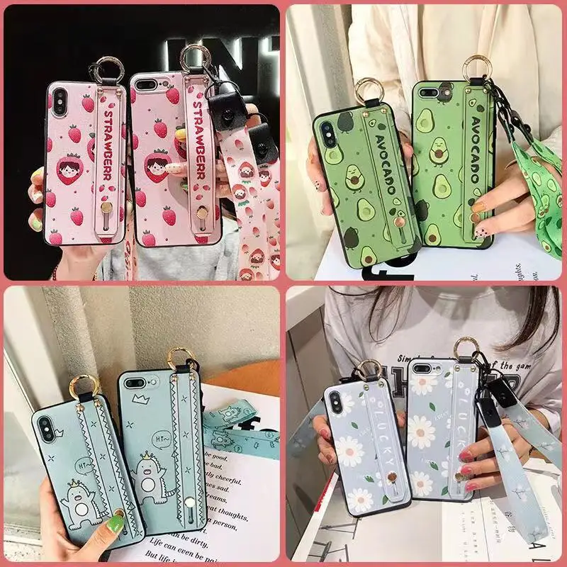 Ремешок браслет чехол для телефона с мягкий мобильного iphoneX XR XSMAX 6 фотоаппаратов