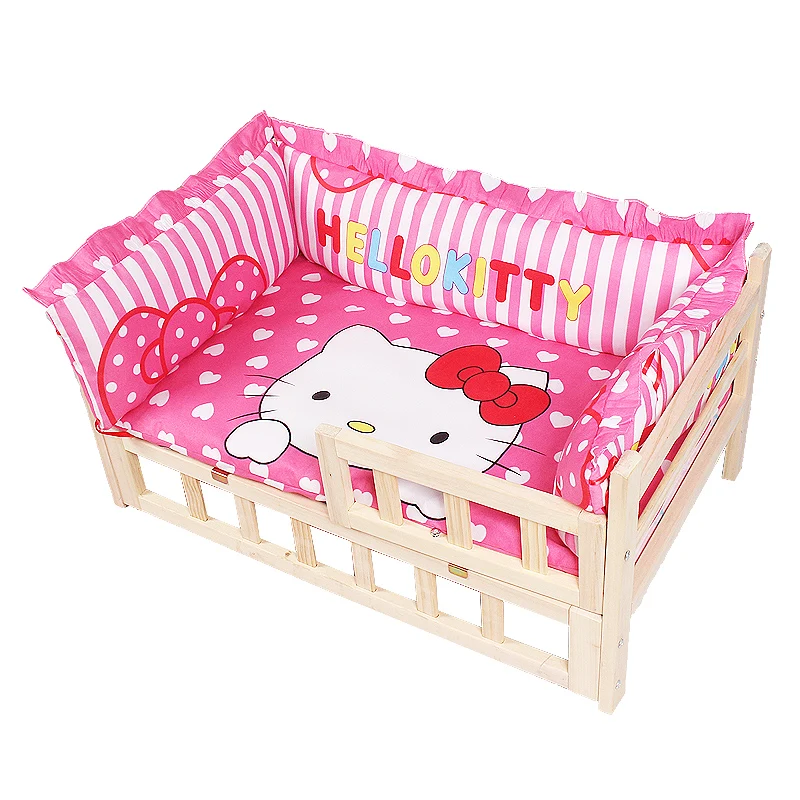 Кошачья кровать из цельного дерева кошки гнездо матрац для кошек домашних