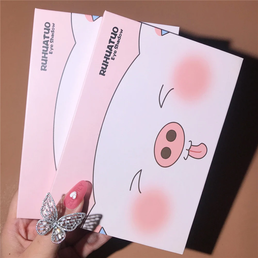 24 Цвета Палитра теней для век Матовая Мерцающая естественная долговечная не