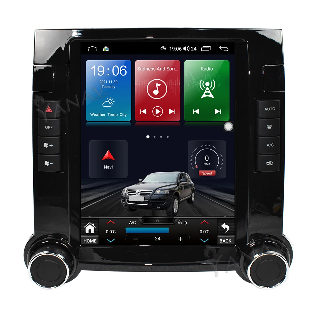 Car Radio For Volkswagen Touareg 2003-2010 Android 11 Unit Auto Stereo Receiver Multimedia Player GPS Navigation Head | Автомобили и